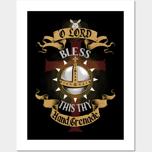 The Holy Hand Grenade of Antioch Wall Art by Studio Mootant